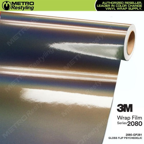 3M 2080 Gloss Flip Psychedelic Vinyl Wrap | GP281