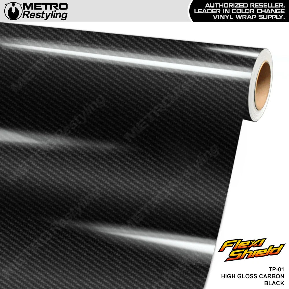 Gloss Black Carbon Fiber by FlexiShield (TP-01) – TRON Auto Lab